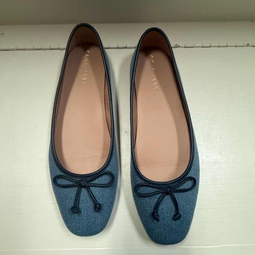 Cole Haan Women's Denim Blue Loafers